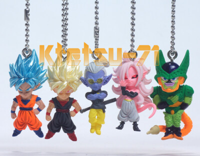 Dragon Ball Super Ultimate Deformed Mascot BURST 36 UDM 5 Typen Set Bandai