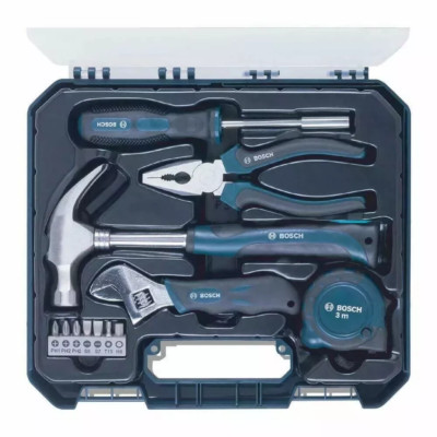 Bosch Hand Tool Kit (Blue, 12 Pcs Accessories Kit From Bosch)