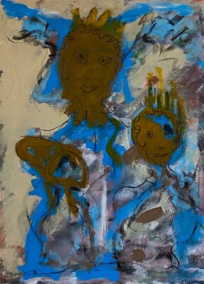 Trinitas - WOM, Acryl auf Leinwand, 60x80 cm, 2020