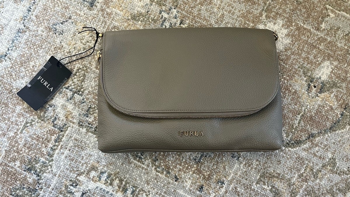 SALE!!【FURLA】NOEMI Crossbody☆Mサイズ Furla Noemi Crossbody Leather Sabbia Grey | eBay