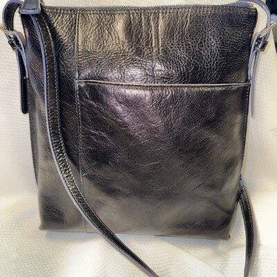 #ad Hobo The Original Black Leather Crossbody