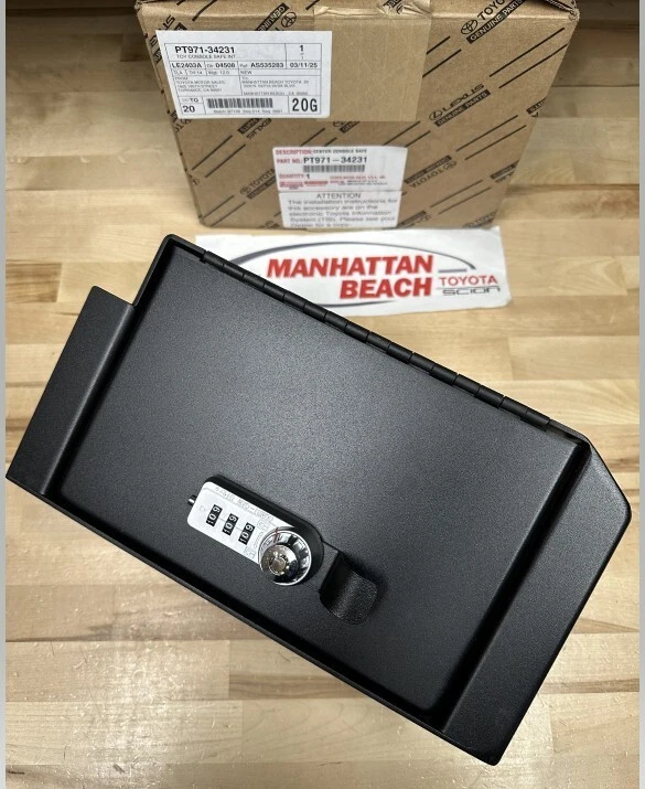 GENUINE Toyota 23-26 SEQUOIA HV 22-25 TUNDRA CONSOLE SAFE VAULT PT971-34231 - Изображение 2 из 4