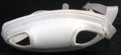 Football Kinnriemen, Rawlings, Chinstrap Softcup, 4-point high, white, neu,