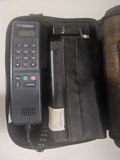 Vintage Motorola America Series MS 833 Mobile Car Phone w/ Carry Bag