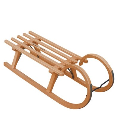 Hörnerrodel Tatry2/95 Länge 95cm Holzschlitten Schlitten Buchenholz bis 95kg