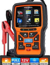 NT301 Plus OBD2 - Escáner de batería actualizado de 12 V, OBD2 Scanner Battery