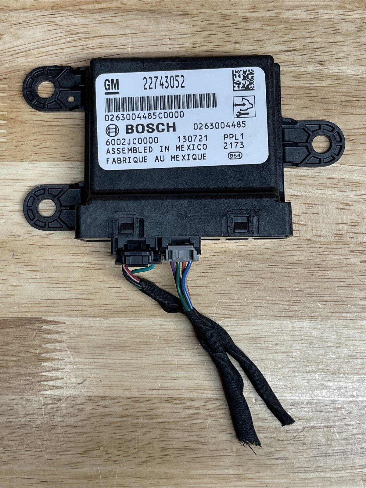 2013-2016 GMC ACADIA DRIVER PARKING ASSIST CONTROL MODULE 22743052 OEM ...