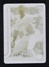 2025 Topps Update Rookie Debut Printing Plate Yellow 1/1 Chase Dollander 1s4s
