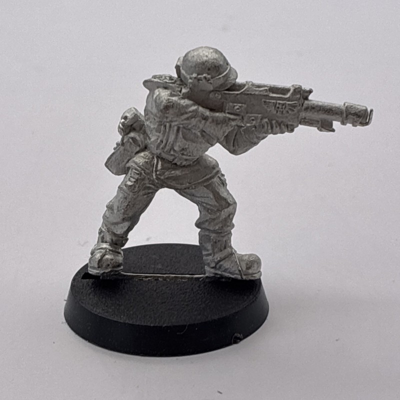 Cadian Shock Troops  Gun Metal OOP 1994 Warhammer 40k Imperial Guard