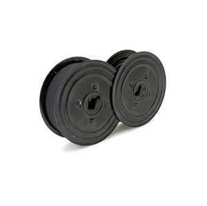 Black Ribbon on METAL SPOOLS for Burroughs Sensimatic Accounting Adding Machine