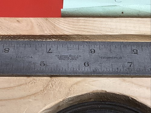 Vintage Lufkin 12" Blade No. 2504 Grad, Square, Center Head, Protractor Welding - Picture 9 of 9