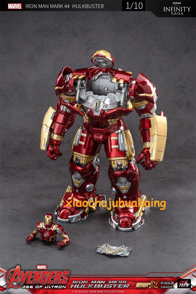 Official ZD Toys HULKBUSTER 2.0 IRON MAN MARK 44 LED Avengers Age