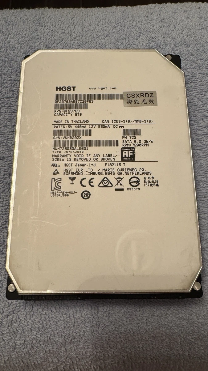 HGST 8TB Computer Internal Hard Disk Drives for sale | eBay