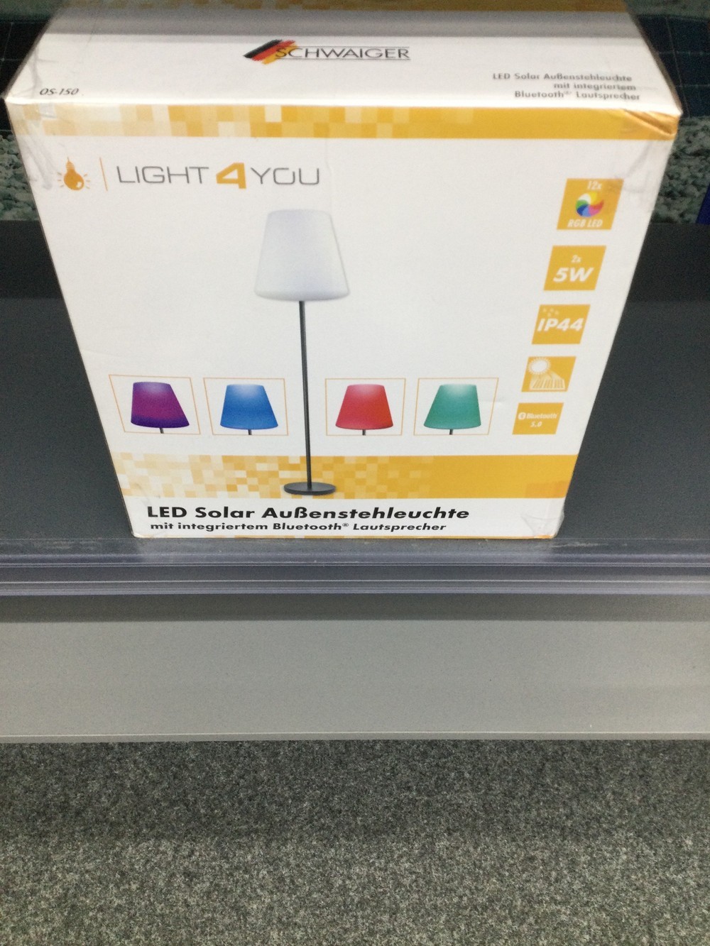 Светодиодная лампа Schwaiger на солнечной батарее - Wie neu 11907156 13790₽