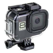 60M/196FT Waterproof Housing Case for GoPro Hero 8 Black, Dual Cold Shoe Slot...