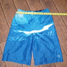 Boys OP Swim Trunks with Liner Size 2xl 18 Shark