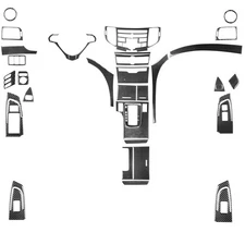39Pcs Soft Carbon Fiber Full Kits Interior Trim Set Cover For Acura TSX 2009-14