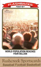 2023 Topps Heritage #NF-2 World Population News Flashbacks
