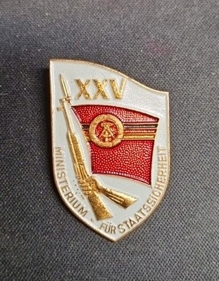 Abzeichen 20 Jahre Ministerium für Staatssicherheit XXV MfS
