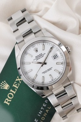 Rolex Datejust 41 126300 Original Papiere + Box LC 100 First Buyer's Invoice