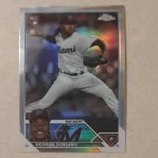 2023 Topps Chrome Update Refractor George Soriano Miami Marlins USC137