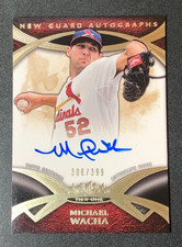 2014 Topps Tier One MICHAEL WACHA New Guard Auto/399 CARDINALS ⚾ Royals AGGIES