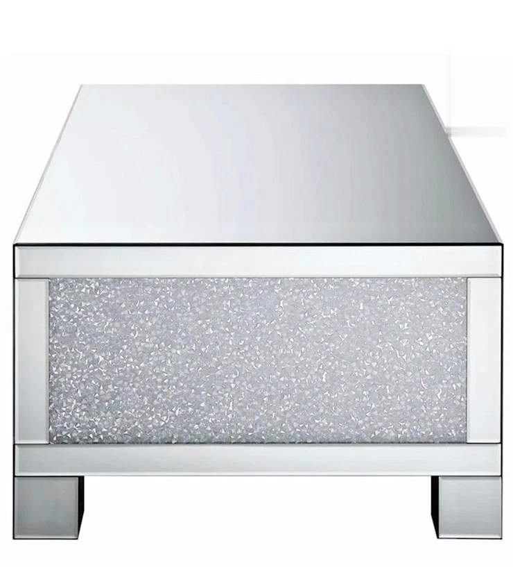 “Stylish mirrored glam Coffee table with glitter sides” (Read Description) - Image 2 of 4