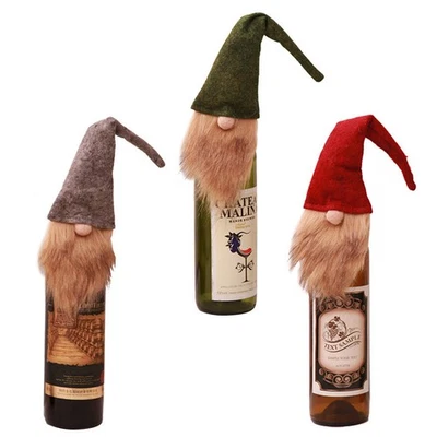 3 Pcs Room Decor Party Hats for Adults Cover Bottles Winebottle Protective - Image 1 of 4