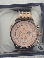 Invicta Montres Prestige X Victa Men's Watch 43mm Rose Gold New MPW-0314
