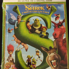 Shrek 4-Movie Collection 4K Ultra HD Movie w/ Digital Copy Blu-ray Case