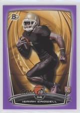 2014 Bowman Rookies Retail Purple Isaiah Crowell #12 no9