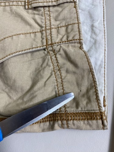 Polo Jeans Ralph Lauren Cargo Shorts Donna Taglia 12 Beige Marrone Utility Grunge - Foto 6 di 18