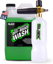Off-Road Wash 64oz with Foam Cannon Bundle, Heavy Mud Cleaner for ATV UTV Truck