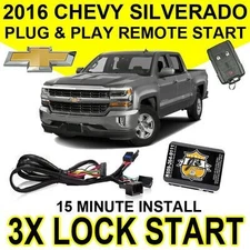 Js Alarms Plug & Play Remote Start System For 2016 Chevy Silverado Chevrolet GM7