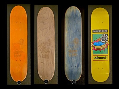Almost Skateboards X DVS Shoes | Daewon Song Mini Lovechild Skate Deck | RARE!