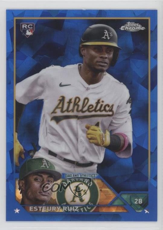 2023 Topps Chrome Sapphire Edition Esteury Ruiz #650 0u46