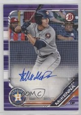 2019 Bowman Prospect Auto Purple 71/250 Alex McKenna #PA-AM Auto 2f9