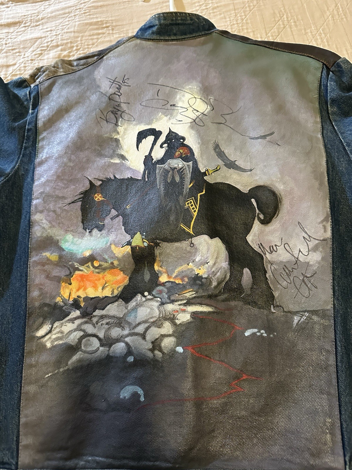 Molly Hatchet Custom Signed Jacket - image 3