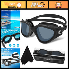 Anti-Fog UV Protection Swimming Goggles, No Leak, Clear Vision for Adults Teen