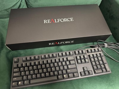 Topre REALFORCE R3S Keyboard R3SB11 USB US ANSI 45g Black Quiet Keys Japan NEW