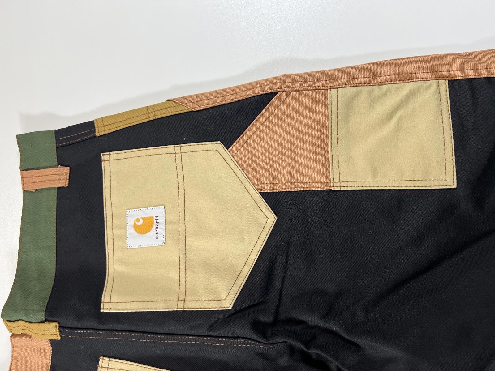 Carhartt custom patchwork Multi-Color Workwear Sh… - image 10
