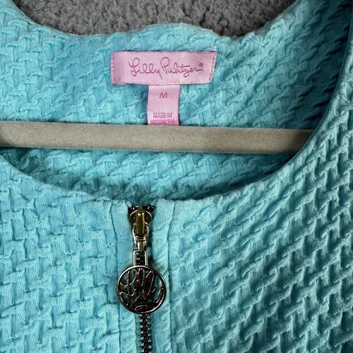 Mini Vestido de Verano Lilly Pulitzer Azul Abajo Lynd Shift Preppy Mediano - Imagen 2 de 7