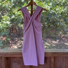 Lulus Pink Cross Front Mini Dress Size S. NEW