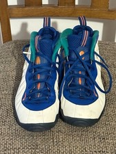 Nike Little Posite Pro GS Basketball Shoes Neptune Green/Gym Blue