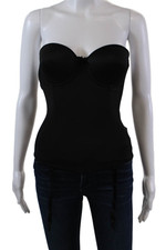 Va Bien Womens Seamless Push Up Hourglass Bustier Black Size 36B