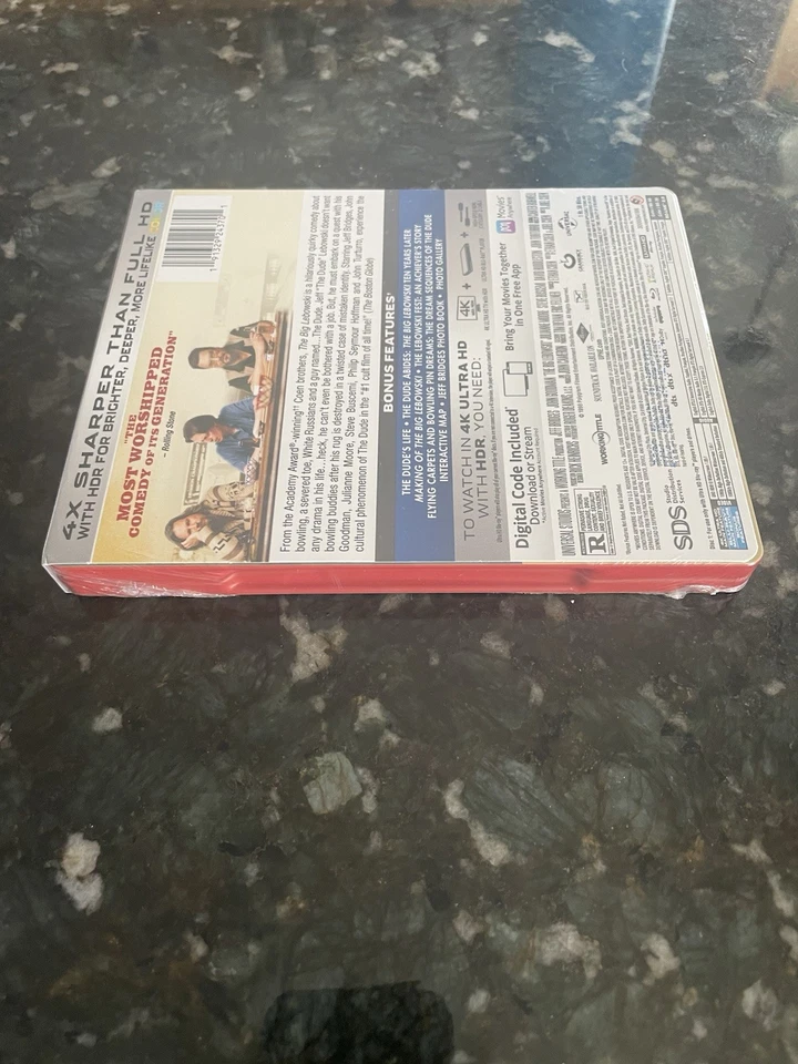 The Big Lebowski 4K Steelbook/Sealed/Mint/Super RARE OOP/USA Seller! - Image 3 of 4