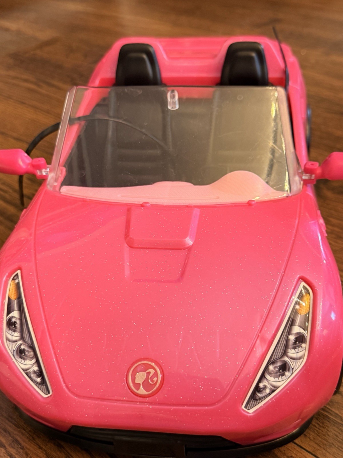 Mattel Barbie Pink Convertible Doll Car Pink 2016 DVX59     