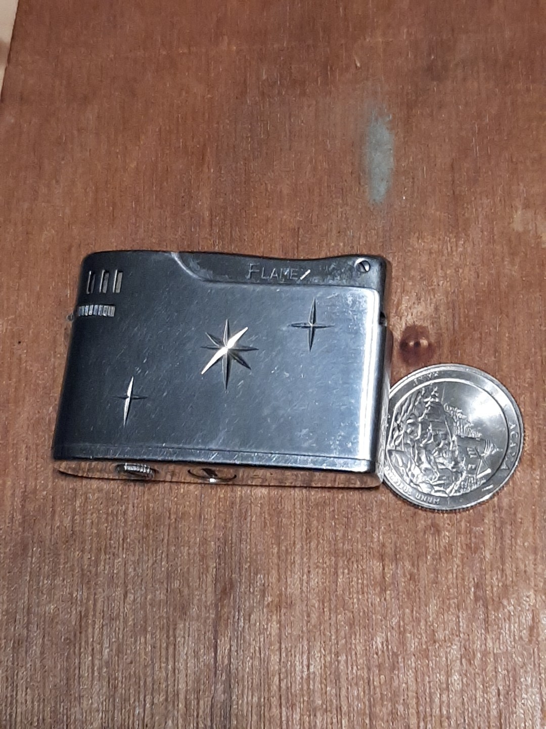 For Parts Need Repair Metal Flamex Star Craved Apollo-k Rare I15