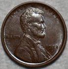 AU-UNC 1918-S Lincoln Cent, Razor-Sharp w/ Lots of Mint Luster.