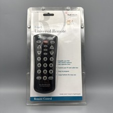 NEW Radio Shack 15-1989 Big-Button 2-in-1 Universal Remote Control